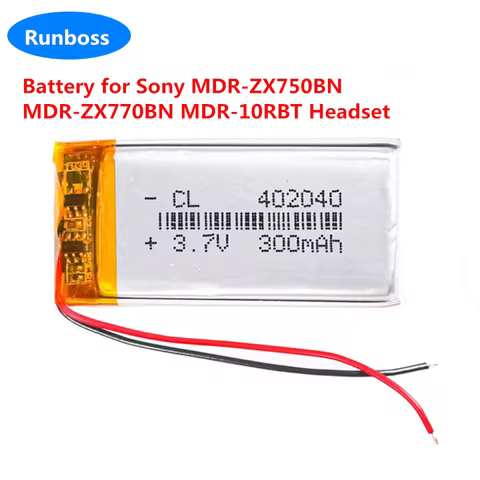 Battery for Sony MDR-ZX750BN MDR-ZX770BN MDR-10RBT Headset Earphone New Li-po 3.7V US342243,LIS1454H