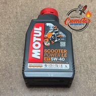 (100% ORIGINAL MOTUL) ENGINE OIL/MINYAK HITAM 4T SCOOTER POWER LE EXPERT LE 5W-40 10W-40