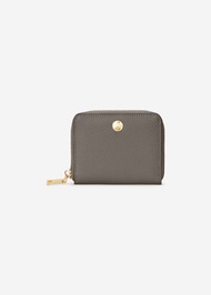 VERA EMILY Zipped Wallet กระเป๋าสตางค์สั้นแบบซิปรอบ ขนาดเล็กพอดีมือ น้ำหนักเบา พร้อมช่องใส่บัตรและใส่เหรียญ