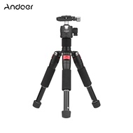 Andoer K521 Portable 5-section Extendable Aluminum Alloy Tripod with Mini Ball Head Low Center of Gr