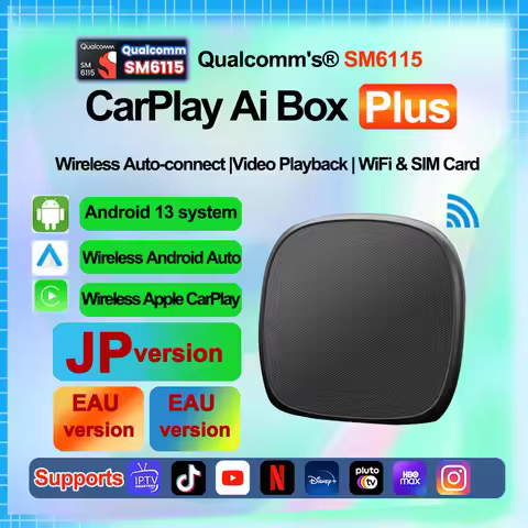 NEW Android 13 Tv Box Support Netflix For YouTube Wireless CarPlay Android Auto Ultra 8+128G 4G LTE 
