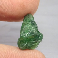 พลอย ก้อน ดิบ ซาโวไรท์ การ์เน็ต โกเมน เขียว ธรรมชาติ แท้ ( Natural Green Chrome Tsavorite Garnet ) ห