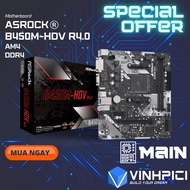ASROCK B450M-HDV R4.0 Mainboard [NEW]