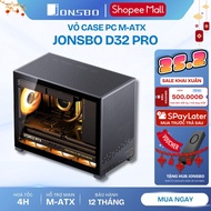 Jonsbo D32 PRO PC Case M-ATX Computer Case Mini Tower Case Glass Main Back Connect Reverse Mount