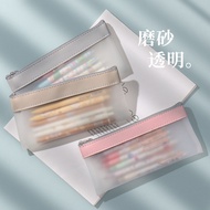 pencil box aesthetic korean style pencil cas kotak pensil Transparent Transparent Pencil Case Exam D