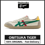 【100% Original 】Onitsuka Tiger TOKUTEN Beige Green 1183C095-200 Low Top Unisex Sneakers