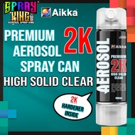 [ AIKKA 2K Clear Spray ] 2K01 Coating 400ml High Solid Aerosol Spray 2K Laquer Aikka Clear Coat Moto