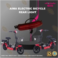 AIMA ELECTRIC BICYCLE REAR BRAKE LIGHT LAMPU BELAKANG BASIKAL ELEKTRIK