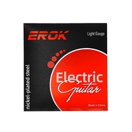 EROK Electric Guitar Strings Nickel Coated - Hex Core Premium Nickel Wound, 3 Gauges Available (08-3