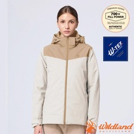 [WildLand] Women's Warm Splash-Proof Two-Piece Hooded Down Jacket 700FP Windbreaker Coat 0B32917