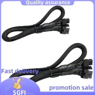 2 Pack 8 PIN TO 8 Pin (6+2) PCIE VGA Supply Cable Flex for  Supernova 650 750 850 1000 1600 2000 G2 