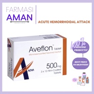 Aeva Aveflon Tablet 500mg (10’s / Box 3x10’s) (Hemorrhoid @ Buasir)