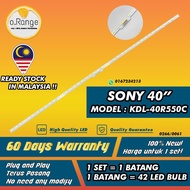 KDL-40R550C SONY 40" LED TV BACKLIGHT(LAMPU TV) SONY 40 INCH LED TV KDL40W550C 40W550C KDL40W700C 40W700C