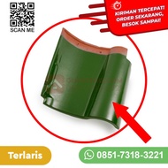 Genteng Keramik Kanmuri Espanica Warna Green - Hijau Terlaris