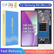 AMOLED Samsung Galaxy S24 Ultra LCD Display Touch Screen With Frame Replacement SM-S928B, SM-S928B/D