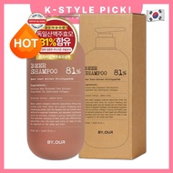 [by_our] Black Beer 81 Shampoo (Amber Wood), 1.02L, 1pc / Korean Shampoo / Beer Yeast Extract by K-S