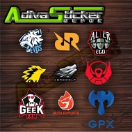 STIKER HP LOGO ESPORTS MPL/ONIC/EVOS/RRQ DLL