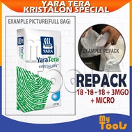 (REPACK) Mytools Yara Tera Kristalon Special 18-18-18+3MgO+Micro 500G NPK Fertilizer Foliar Baja Air
