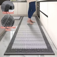 MATELIER Karpet Dapur Alas Kaki Dapur Absorbent Kitchen Carpet Anti Slip Mat Waterproof Washable Flo