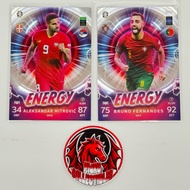 [SUPER RARE 1:36] Energy Topps Euro 2024/25 Player Card (Free random card + toploader + sleeves)