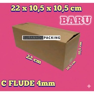Cardboard box packing 22x10.5x10.5 cm Packing POLOS and 4mm Thickness C FLUDE