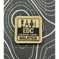 EDC MALAYSIA Logo Patch Woven