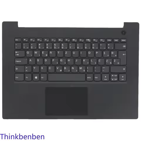 SI Slovenian Iron Gray Keyboard Upper Case Palmrest Shell Cover For Lenovo V130 14 14IKB 14IGM 5CB0R
