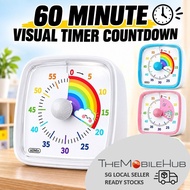 Visual Timer Countdown Timer 60 Minutes Stop Watch Silent Timer Night Light VT03