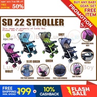 Apruva SD-22 Aller Reversible Handle Deluxe Stroller for Baby