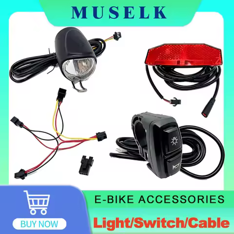 DK226 Switch 24V-60V Headlight and Taillight Horn Cable Accessories Rubber Ebike Accessories Electri