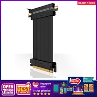 [sgstock] EZDIY-FAB [20cm] PCIE 3.0 16x Extreme High Speed Riser Cable PCI Express Port GPU Extension Card-Straight Conn