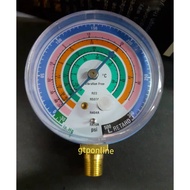 GAUGE METER HIGH ( RED ) / LOW ( BLUE ) MANIFOLD GAUGE METER