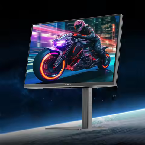 SANC 2K Monitor G52Plus Adjustable Stand 180Hz 23.8-Inch Gaming Refresh Rate 1ms Response Time Dynam