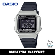 (100% Original) Casio W-217HM-7B Standard Digital 7 Years Battery Black Resin Watch W-217HM W217HM W