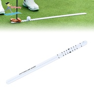 [Whweight] Putter Straight Ruler Portable Putting Ruler for Office Indoor Putting Green Silver