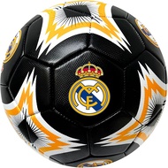 Icon Sports Real Madrid Soccer Ball for All Ages - Size 24 and 5 Licensed R. Madrid Black Ball
