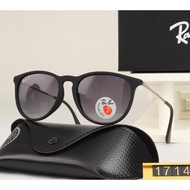 R RAY BAN RAY-BAN Acetate Frame Simple Fashionable All-Match Anti-Ultraviolet Irregular Shape Sunglasses