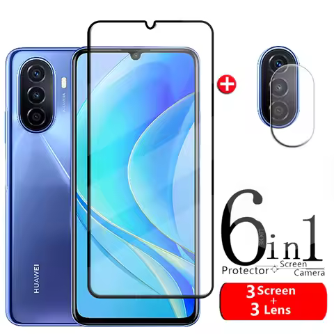 Full Cover Glass For Huawei Nova Y70 Glass For Huawei Nova Y70 Glass 9H Screen Protector For Huawei 