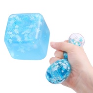 WMMB Stretch Ice Block Shape Squishy Slow Risings Fidgets Toy Squishy Stress Relief Toy Birthday New Year Toy Kids Gifts