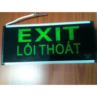 Đèn chiếu sáng sự cố kết hợp đèn exit thoát hiểm chỉ hướng Đèn Exit báo thoát hiểm 2 mặt
