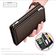 dompet lelaki kulit original dompet kulit lelaki original Deli Kangaroo Leather Male Multifunctional