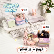 [Newcomer Exclusive 0.01] Acrylic Desktop Storage Box Cosmetic Mask Dormitory Miscellaneous Home Dai