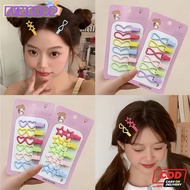 Fynshop Mini Hair Clip Set of 5 Cute Star Motifs Children's Hair Accessories AC300