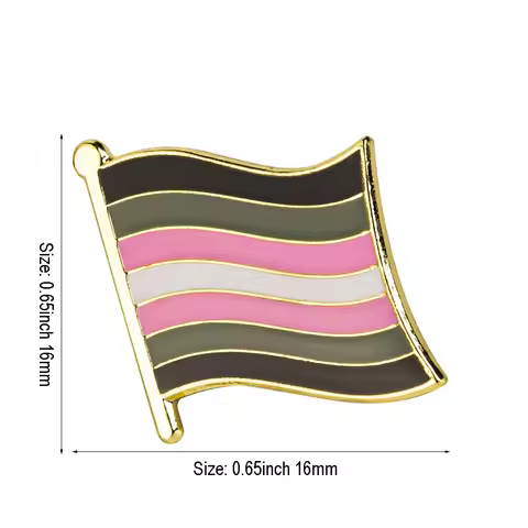 Demigirl Pride Flag Metal Lapel Pin Flag Pin Badge