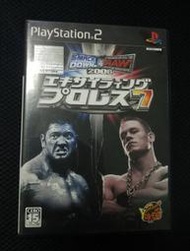 PS2 WWE 激爆職業摔角 7 SmackDown vs RAW 2006 遊戲片 絕版 美國職業摔角