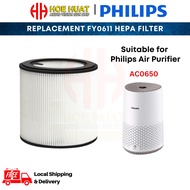 Replacement Compatible Philips AC0650 Air Purifier Philips FY0611 HEPA Filter