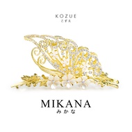 Mikana Kozue Metal Hair Clamp Accessories For Women butterfly flower rhinestone hair accessories for woman