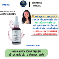 date mới Tinh Chất Peel da The Ordinary AHA 30%+BHA 2% Peeling Solution 30ml