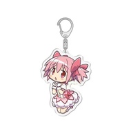 Kawaii Puella Magi Madoka Magica Kaname Madoka Akemi Homura keychain a01 Backpack bag decoration acc