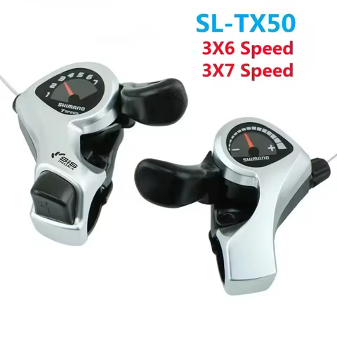 Shimano TX50 Tourney SIS SL-TX50 Bicycle Shift Lever 3x6s 3x7s 3v Left 6v Right 7v 18 21 Speed Pair
